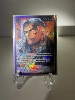 One Piece Bandai King Leader Special Foil Card OP08-057 5000 Power - Image 1