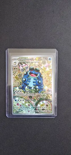 Pokemon English Seismitoad IR 105/086 Black Bolt Holofoil Card, Near Mint - Image 1