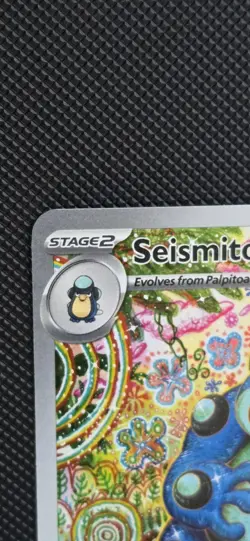 Pokemon English Seismitoad IR 105/086 Black Bolt Holofoil Card, Near Mint - Image 4