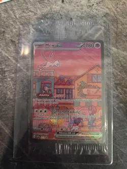 Mew EX Scarlet & Violet Promo Card Near Mint NM Condition Sealed - Image 1