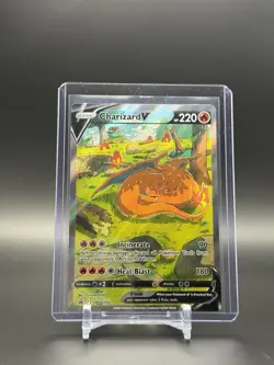 Charizard V SWSH260 Black Star Promo Holo Pokemon Card NM - Image 1