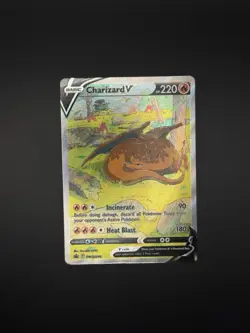 Charizard V SWSH260 Black Star Promo Holo Pokemon Card NM - Image 2