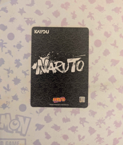 Kayou Naruto Sasuke Uchiha NRS01-SP-004LS Textured Trading Card - Image 2