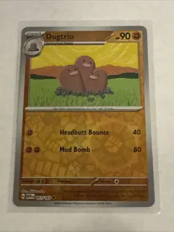 Dugtrio 051/165 Scarlet & Violet 151 Reverse Holo Card Near Mint Condition - Image 1