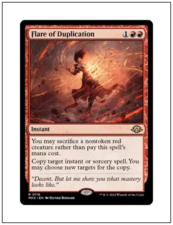 1x Flare of Duplication, Modern Horizons 3, Magic the Gathering, MTG NM - Image 1