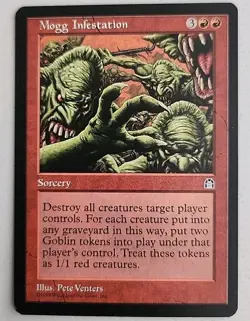 Mogg Infestation Stronghold Regular NM Near Mint MTG - Image 1