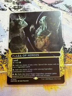 Plaza of Heroes - Borderless Foil - Edge of Eternities: Stellar Sights (EOS123) - Image 3