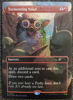 Tormenting Voice (Confetti Foil) Secret Lair Drop Foil - Image 1