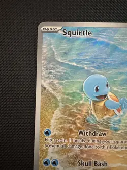 Squirtle 170/165 | Illustration Rare | Scarlet & Violet 151 | NM | Pokemon TCG - Image 2