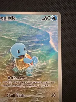 Squirtle 170/165 | Illustration Rare | Scarlet & Violet 151 | NM | Pokemon TCG - Image 3