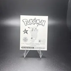 1999 Merlin Pokemon Sticker S11 Meowth Foil Holo Pokemon - Image 2