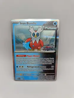 Pokemon TCG Paradox Rift Pre-Release Promo Holo 058 - Iron Bundle - Image 1