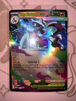 Mega Charizard X EX 029 Holo Pokemon TCG Tin Promo NM/Mint - Image 1
