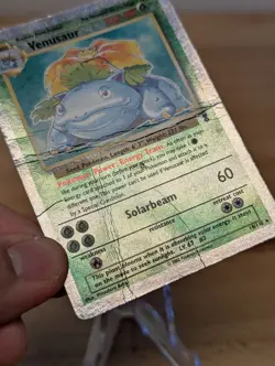 2002 Legendary Collection Reverse Holo Venusaur Firework Foil 18/110 HP-Damage - Image 3