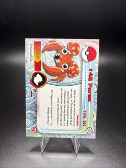 Paras # 46 - Topps Chrome - Series 1 - NM - Pokemon - 2000 - - Image 2