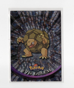 Topps Pokemon 76 Golem TV Animation Edition Foil Holo Pokemon - Image 1