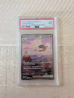 2023 POKEMON MEW EN-151 SPECIAL ILLUSTRATION RARE #199 CHARIZARD EX PSA 9 - Image 1