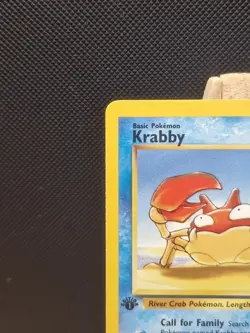 Pokemon 1999 WOTC 1st Edition Fossil Krabby 51/62 - Near Mint - Image 3