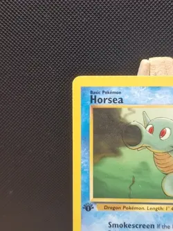 Pokemon 1999 WOTC 1st Edition Fossil Horsea 49/62 - Excellent - Image 3