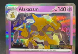 Alakazam Pokemon Mega Evolution Staff Promo #003 - Image 3