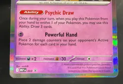 Alakazam Pokemon Mega Evolution Staff Promo #003 - Image 4