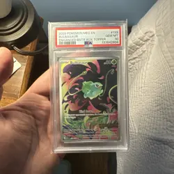 2025 POKEMON MEG EN-MEGA EVOLUTION ENHANCED “With Stamp” #133 BULBASAUR PSA 10 - Image 1