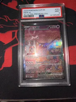 Pokemon 2023 Mew EX Black Star Promo 053 PSA 9 - Image 1