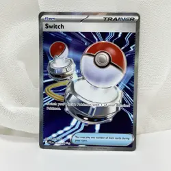 Pokemon TCG Switch 123/094 Ultra Rare Trainer Item Phantasmal Flames ME02 PFL - Image 1