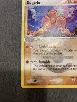 Pokemon FireRed & LeafGreen Holo 22/112 "Dugtrio" LP-NM - Image 5