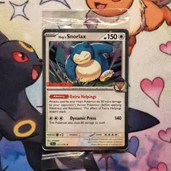 🔥 Pokemon Hop's Snorlax – GameStop Promo Cosmos Holo 117/159 – Misc Set 🔥 - Image 1
