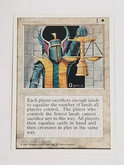 MTG Balance (4th Edition/White/R) - BGM - Image 1