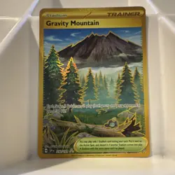 Pokemon Gravity Mountain 250/191 Sv08: Surging Sparks Gold Secret Rare Holo Tra… - Image 1