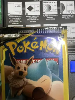 Pokemon TCG Sun & Moon Team Up Mini Booster Pack Snorlax & Eevee Sealed 7.68G - Image 5