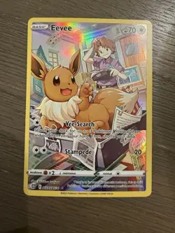 Eevee TG11/TG30 Brilliant Stars Trainer Gallery Ultra Rare Holo Pokemon - Image 1