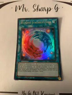 WUNDER-SYNCHROFUSION - 1. AUFLAGE GFTP-DE111 DEUTSCH Yu Gi Oh! CARD ULTRA RARE - Image 4