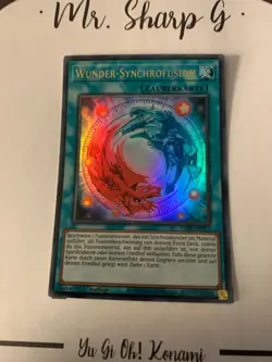 WUNDER-SYNCHROFUSION - 1. AUFLAGE GFTP-DE111 DEUTSCH Yu Gi Oh! CARD ULTRA RARE - Image 5