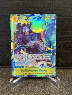 One Piece TCG Bartholomew Kuma OP12-119 Secret Rare ALT ART - Image 1
