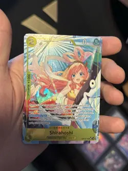 One Piece TCG Shirahoshi OP12-102 Super Rare Foil Alternate Art Legacy Master - Image 1