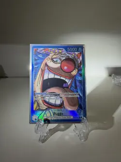 Buggy OP09-042 Leader Alt Art Emperors In The New World One Piece English - Image 1