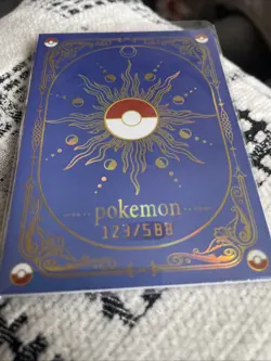 Pokemon Chinese Mengka Mew And Mewtwo The Devil Hit Tarot Card 123/588 - Image 3