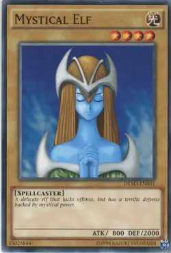 Yugioh Mystical Elf DEM3-EN001 Plus 19 Cards [full Set] - Image 1