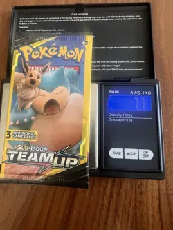 Pokemon Team Up 3-Card Factory Sealed Booster Pack HEAVY 7.7g - Image 2