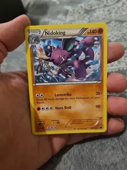 Nidoking 58/116 Plasma Freeze Non Holo Pokemon Card Excellent Condition - Image 1