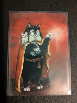 Sorcery TCG Grandmeowster Wizard Foil Promo Card NM - Image 2