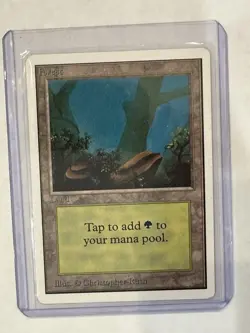 Magic: The Gathering MTG Unlimited Edition FOREST #300 LP - Image 1
