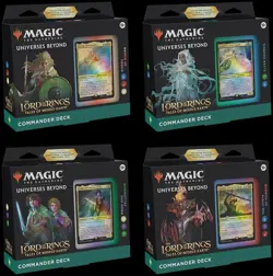 Magic the Gathering: Lord of the Rings: Tales of Middle-earth Commander Deck Set - Image 1