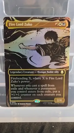 Fire Lord Zuko (Borderless) Avatar: The Last Airbender Foil - Image 1