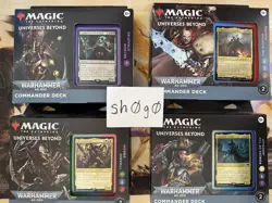 FACTORY SEALED | Magic: The Gathering Warhammer 40,000 Commander Decks, Set of 4 - Image 1