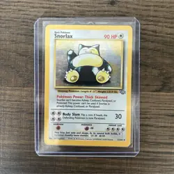 Pokemon Snorlax Jungle 11/64 Holo Rare Unlimited English 1999 90 HP - Image 1