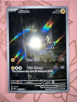 Blitzle 195/182 Illustration Rare Holo Pokemon TCG SV04: Paradox Rift NM - Image 1